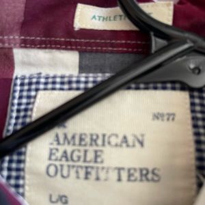 American Eagle Outfitters Plaid Long Sleeves Shirt